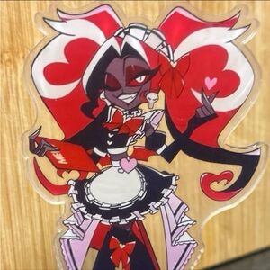 Hazbin Hotel Helluva Boss Velvette maid cafe anime acrylic figure standee